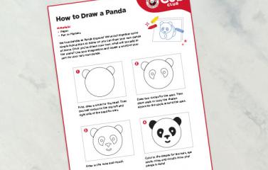 How to Draw a Panda