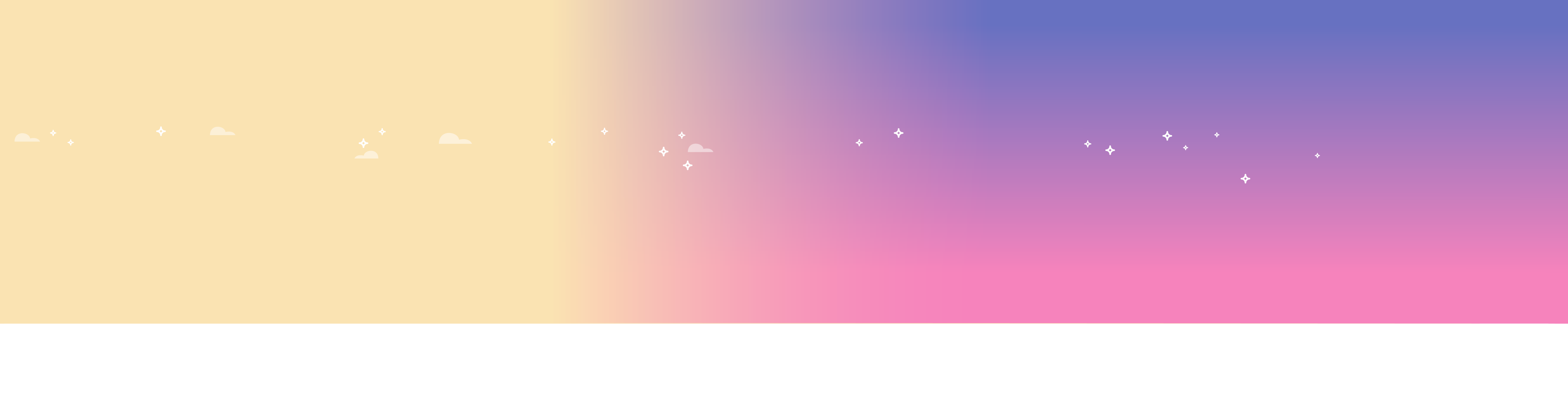 sky gradient, stars